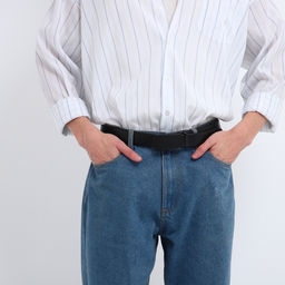 Ремень мужской, ширина 3,5 см, автомат, цвет чёрный - Simaland фото 3