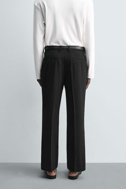 LOOSE-FITTING FLARED TROUSERS - Zara фото 3