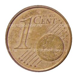 1 евроцент 2017 года Испания