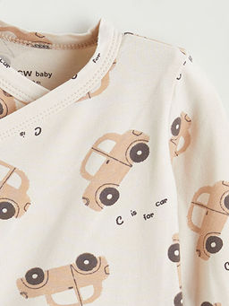 Bask?l? Erkek Bebek ??t??tl? Body 2li