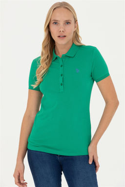 Женская зеленая футболка - U.s. polo assn фото 3