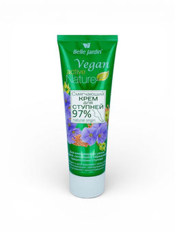 Цена за 2 шт. Крем для ступней смягчающий B.J.Active Nature Vegan семена льна + д-пантенол, 85 мл