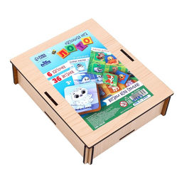 Лото детское «Животные», 36 деталей, 6 карточек