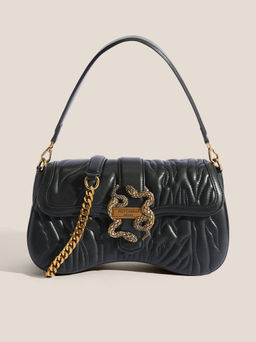 Женская сумка с ручками JUST CAVALLI ICONIC SNAKES Артикул 4450730, черный