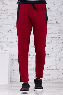Брюки спортивные 
 3.MM078B-красный