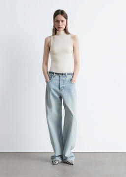 Top de cuello alto sin mangas - H&m фото 3