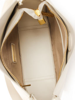 LACCOMA сумка АМ2400-молочный натуральная кожа хлопок