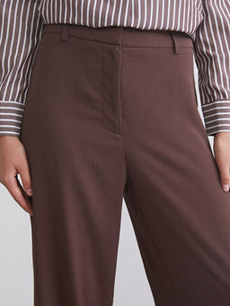 Standart Fit Geni? Pa?a Kad?n Pantolon