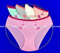 Цена за 5 шт. Трусы женские Турция большие размеры арт. 28134 (28131,28132, 28133, 28130) 3XL (50-52)