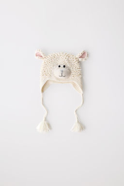 100% WOOL SHEEP HAT LIMITED EDITION - Zara фото 10