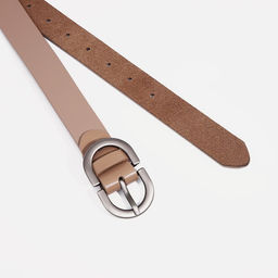 Ремень женский, ширина 3 см, винт, пряжка металл, цвет бежевый - Simaland фото 2