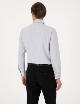 A__k Gri Slim Fit Uzun Kollu Basic G_mlek - Pierre cardin фото 6
