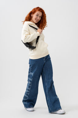 Толстовка женская оверсайз 14428