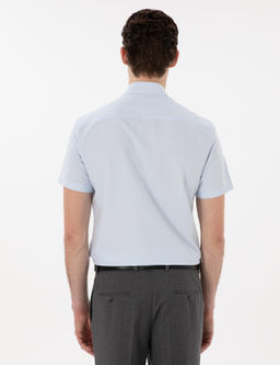 Рубашка Pierre Cardin Acik Mavi Basic Regular Fit светло-голубая