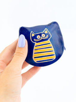Кошелек под мелочь Котик №0198/8 6шт/уп - Ганг фото 3