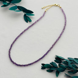 Колье из Аметиста (градиент)