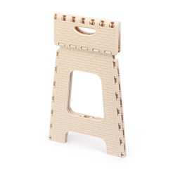 Табурет складной "Плетенка" большой М7092 бежевый