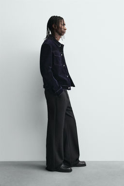 FLOCKED VELVET JACKET - Zara фото 4