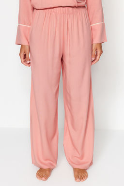 Trendyolmilla Bej Kusakl? Biye Detayl? Kruvaze Viskon Hamile Dokuma Pijama Tak?m? THMAW22PT1109  фото 40