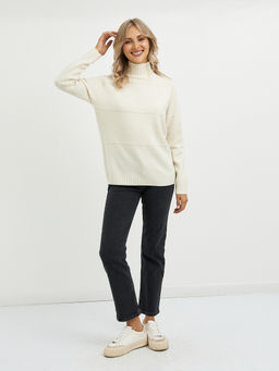 водолазка женская из шерсти в воротником стойка - Glenfield фото 3