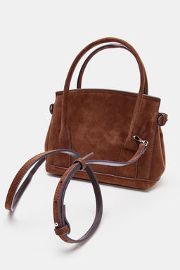 LEATHER MINI CITY BAG - Zara фото 4