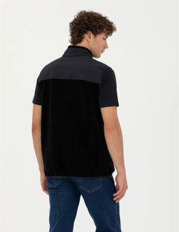 Siyah Regular Fit Polar Yelek - Pierre cardin фото 5