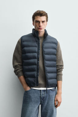 WATER-REPELLENT LIGHTWEIGHT PUFFER GILET - Zara фото 9
