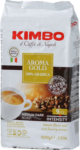 KIMBO. Aroma Gold 1 кг. мягкая упаковка