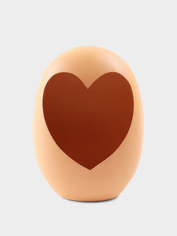 Подсвечник в форме сердца текстурный Песок, 16.5?8.5?22  1 см