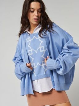 Кардиган женский 7222-14074. 392665 королевский голубой