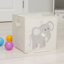 Короб стеллажный для хранения Слоник, 292929 см