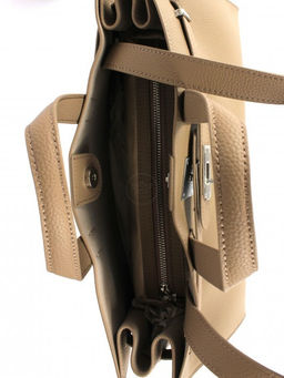 Сумка женская натуральная кожа GU 2066-77708, 1отд, бежевый SALE 265037 - Adelia фото 3