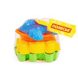 Набор №258: формочки (самосвал + паровоз + самолёт), кораблик Юнга - Полесье фото 3