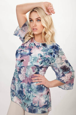 Блузка женская 7024/24/Голубой