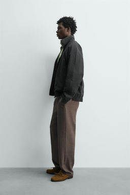 CAZADORA BOMBER RELAXED FIT / Negro - Zara фото 4