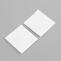 Цена за 5 шт. Набор липучек на клеевой основе, 2 × 2 см, 10 шт, цвет белый