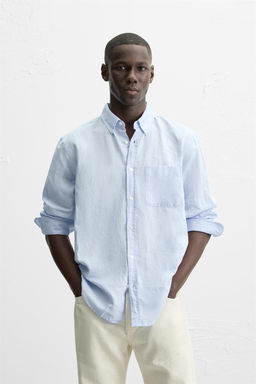 COTTON - LINEN SHIRT - Zara фото 53