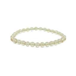 Султанит 6мм, гранёные бусины, браслет "Классика" 18см.