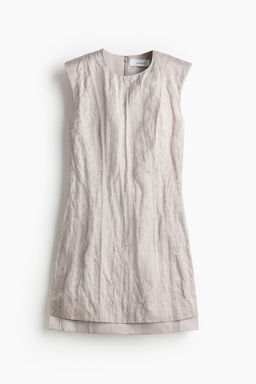 Vestido en tejido jacquard