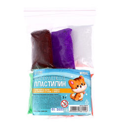 Пластилин воздушный прыгающий, 6 цветов, МИКС