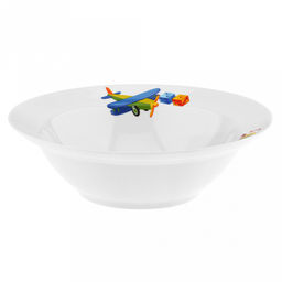 Миска фарфоровая "Любимые игрушки" д200мм, 500мл, h60мм (Россия)