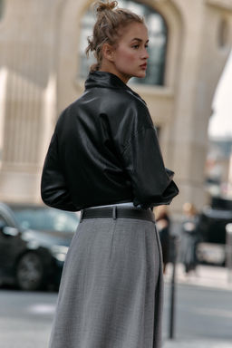 MIDI PLEATED SKIRT WITH BELT - Zara фото 7