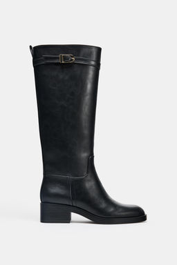 EQUESTRIAN BUCKLE BOOTS - Zara фото 3