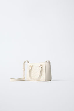 BOLSO BANDOLERA PERLITAS / Blanco - Zara фото 2