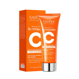 Пенка для умывания с витамином С Sadoer 5x Vitamin C Heavy Vitamin C Whitening Brightening Face Cleanser 100 мл
