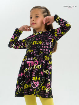 Платье Эля неоновые мишки - Sovalina фото 20