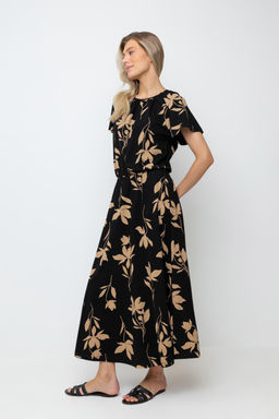 VERY NEAT _ ЕВТ 5046/темный черный,магнолия платье жен  фото 3