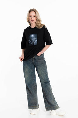 Футболка М324287Па черный - Елена фото 5