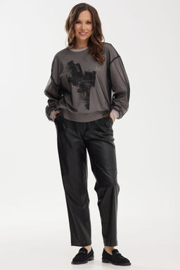 Костюм Magia mody 2475 черный +серый