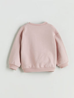 ?i?ek Desenli K?z ?ocuk Sweatshirt